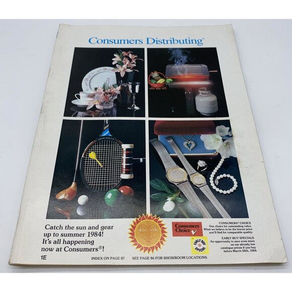 Consumers Distributing Catalog 1984 Toys Furniture Electronics Tools Canada - Picture 1 of 16